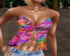 Anguished Colorful Top