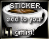 EMPTY WISHLIST Sticker