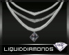 L SS Diamond Nck{Onyx}