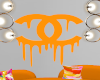 CC monogram orange