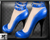 M' Spikes | Blue Heels