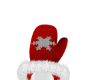 Vi Mittens red xmas