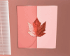 Peachy Leaf Photo Frame