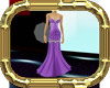 purple CAZ evening gown