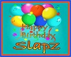 SLAPZ bday balloons