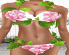 Pink Flower Bikini