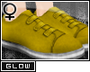 #Velcro Flats-Yellow[F]#