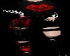 Red Heart Skull
