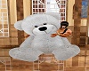 Huggy White Teddy Bear