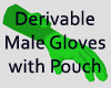 Male Gloves w Pouch Mesh