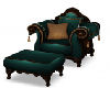 Gig-Peacock Cuddle Chair
