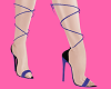 !C Purple Wrap Heels