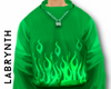 ★ Green Flames Sweater