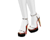 Red Bottom heels -cheeta