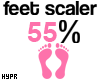 e 55% | Feet Scaler