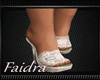 F romantic girl's heels