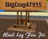 [BD] Wood Log Fire Pit