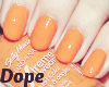 D l C Orange Nails *