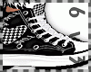 6v3| Black Love Converse