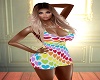 Rainbow Hearts Dress