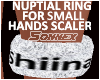 Nuptial ring small size