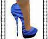 Blue Velvet Shoes -GLIT