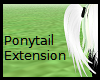 PonyTail Extension White