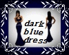 Dark blue long dress