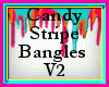 Candy Stripe Bangles V2