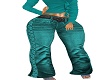 RLL TEAL JEANS