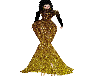 Boa Gold Gown