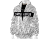 Hoodie D!or White