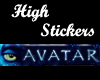 Avatar High Stickers
