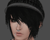 |Anu|Black Emo Beanie*