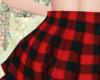 FOX layerable plad skirt