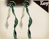 (Key)Boho ribbon 3 Earri