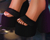 Black Tube Heels