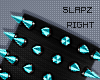 !!S Ankle Spike Teal R