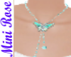 BBlue Butterfly Necklace
