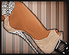 :L: JCHOO cream heels