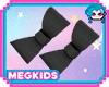 Kids Bows Black