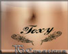 {TG} FOXY-Belly Tattoo