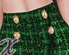X* Green Tweed Skorts
