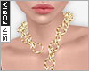 ::S::Gold Chained Neckla