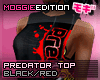 ME|PredatorTop|Blk/Red