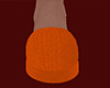 Orange Knit Slippers (M)