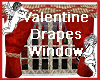 Valentine Drapes window