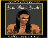 {H}Slim Black Shades