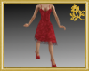 Goldi Red Party Dress