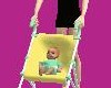 Cute Newborn in stroller